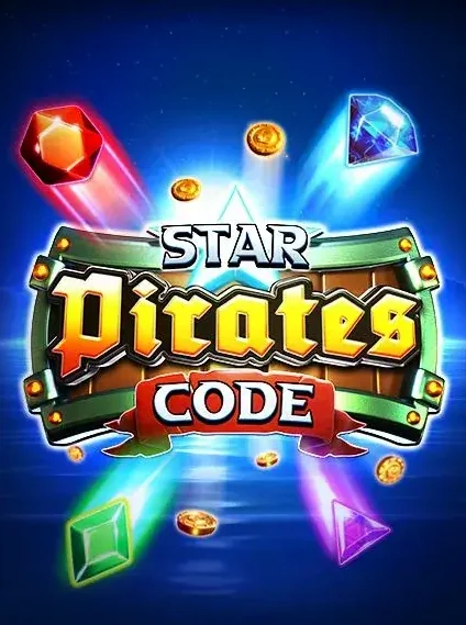 Decorative casino game artwork for Luckywins: Star Pirates Code